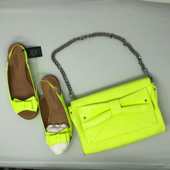 NANETTE LEPORE | NWT Neon Shoes & Purse Set - Picture 2 of 6